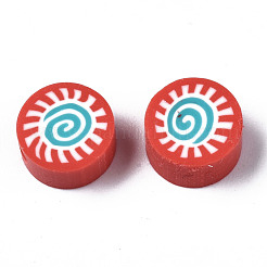 Handmade Polymer Clay Beads&nbsp;CLAY-N008-037F