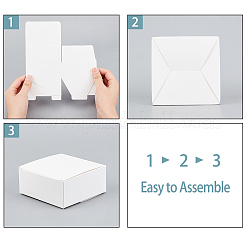 Foldable Cardboard Paper Jewelry Boxes&nbsp;CON-PH0001-78-WH