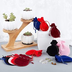Velvet Gift Bags Drawstring Jewelry Pouches Wedding Favor Bags&nbsp;TP-NB0001-11
