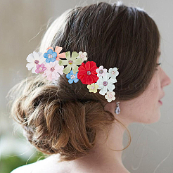 150Pcs 2 Styles Cloth Flower Ornaments&nbsp;DIY-SP0005-85