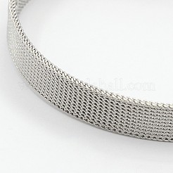 Tarnish Resistant Fashionable Unisex 304 Stainless Steel Watch Band Wristband Bracelets&nbsp;BJEW-F065A-01