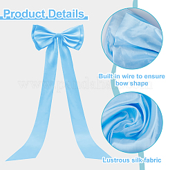 Cloth Big Bowknot Backdrop Ornaments&nbsp;DIY-WH0622-470B
