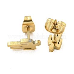 304 Stainless Steel Stud Earrings&nbsp;EJEW-G384-02D
