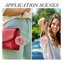 2Pcs 2 Colors Alloy Keychains&nbsp;KEYC-TA0004-68A