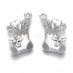 Tibetan Style Alloy Pendants&nbsp;TIBE-N010-39AS-RS