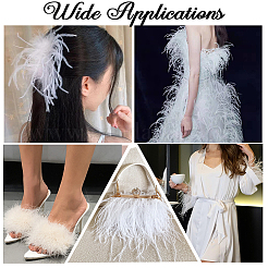 2M Fashion Ostrich Feather Trimming&nbsp;DIY-GF0009-45A-02