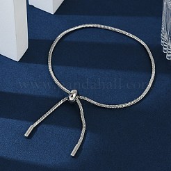 Tarnish Resistant Adjustable 304 Stainless Steel Slider Bracelet/Bolo Bracelets Making&nbsp;BJEW-F412-04P