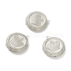 Tarnish Resistant 304 Stainless Steel Diffuser Locket Pendants&nbsp;STAS-K002-05P