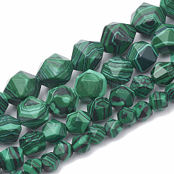 Synthetic Malachite Beads Strands&nbsp;G-S332-6mm-002