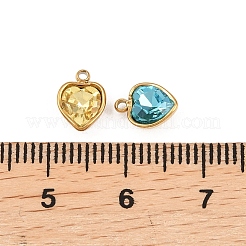 Glass Charms&nbsp;X-STAS-P437-15C-G