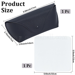 1Pc PVC Leather Eyeglass Cases&nbsp;AJEW-CN0005-75