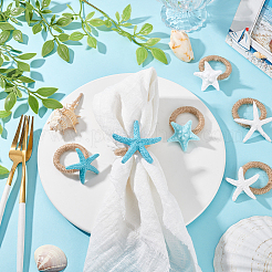 6Pcs 6 Styles Jute Napkin Rings&nbsp;DIY-GA00002