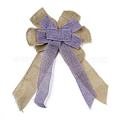 Christmas Linen Big Bowknot Pendant Decorations&nbsp;AJEW-M041-03C