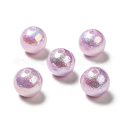 UV Plating Iridescent ABS Plastic Beads&nbsp;LS-SACR-A001-05D