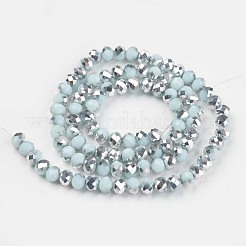 Electroplate Opaque Glass Beads Strands&nbsp;X-EGLA-A034-P4mm-M03