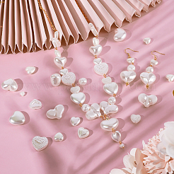 250Pcs ABS Plastic Imitation Pearl Beads&nbsp;KY-PH0002-21