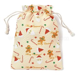 Christmas Theme Cloth Printed Storage Bags&nbsp;LS-ABAG-F010-02B-04