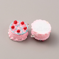 Opaque Resin Pendants&nbsp;RESI-CJC0020-12B