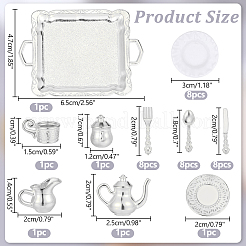 Miniature Plastic Tableware&nbsp;DIY-WR0005-60B