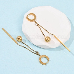 304 Stainless Steel Hoop Earrings&nbsp;EJEW-F393-11G