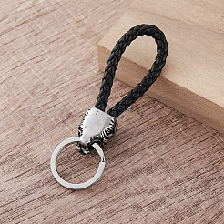 Braided PU Leather Keychains&nbsp;RE1354