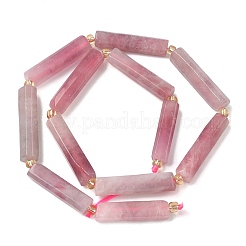 Natural Madagascar Rose Quartz Beads Strands&nbsp;G-D353-A19