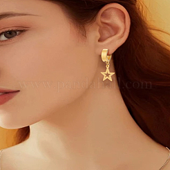 6Pcs 3 Colors 204 Stailess Steel Cuff Earrings&nbsp;EJEW-LP0007-057