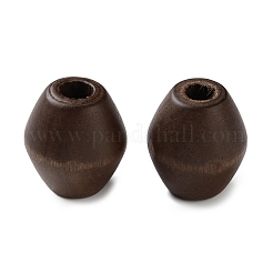 Spray Painted Wooden European Beads&nbsp;WOOD-A029-05