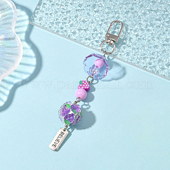 Handmade Polymer Clay & Acrylic & Resin & Glass Pendant Decorations&nbsp;KEYC-FS00037-04