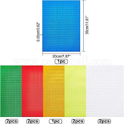 10 Sheets 6 Colors Waterproof Luminous Plastic Self-Adhesive Stickers&nbsp;DIY-CA0004-73