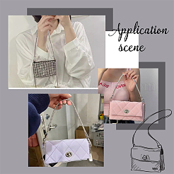 Alloy Rhinestone Bag Straps&nbsp;FIND-WH0111-443
