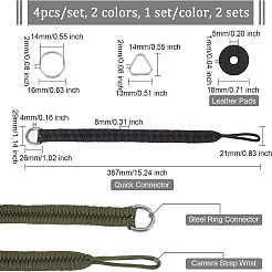2 Sets 2 Colors Nylon Camera Cage Wrist Strap&nbsp;FIND-OC0002-13