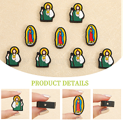 12Pcs 2 Style Food Grade Eco-Friendly Silicone Beads&nbsp;SIL-CA0001-67