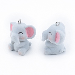Opaque Resin Pendants&nbsp;X-RESI-G047-21