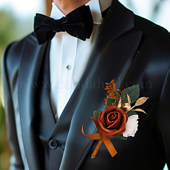 Foam Wedding Corsage FOR Bride and Groom&nbsp;AJEW-WH0695-020