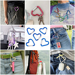 5Pcs Zinc Alloy Spring Gate Rings&nbsp;FIND-TA0009-73D