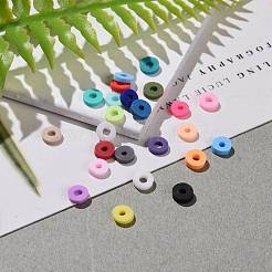240g 24 Colors Handmade Polymer Clay Beads&nbsp;CLAY-JP0001-09-4mm