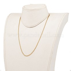 304 Stainless Steel Curb Chains Necklaces&nbsp;NJEW-JN03280-01