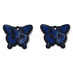 Spray Painted Alloy Enamel Pendants&nbsp;X-ENAM-N060-02
