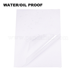 Transparent Waterproof PVC Film Adhesive Printing Paper for Inkjet Printers&nbsp;AJEW-BC0005-35