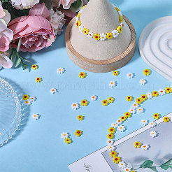 150Pcs 2 Colors Handmade Millefiori Glass Bead Strands&nbsp;LAMP-CA0001-14