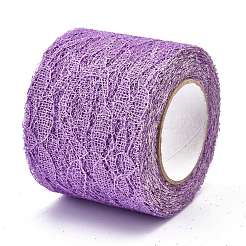 Sparkle Lace Fabric Ribbons&nbsp;X-OCOR-K004-C12