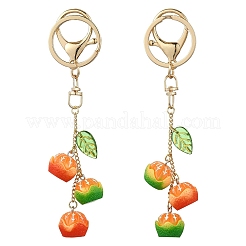 Orange Resin Keychain&nbsp;KEYC-YW00139-01