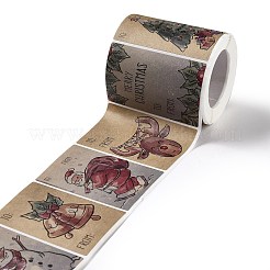 Christmas Themed Rectangle Roll Stickers&nbsp;LS-DIY-B045-06
