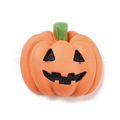 Pumpkin Opaque Resin Cabochons&nbsp;RESI-F031-05