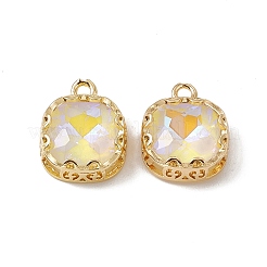 Square K9 Glass Charms&nbsp;X-GLAA-A005-12LG
