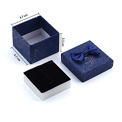 Ribbon Bow Cardboard Rings Jewelry Gift Boxes&nbsp;CBOX-N013-023
