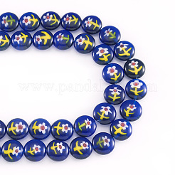 2 Strands Handmade Lampwork Bead Strands&nbsp;LAMP-TADJ0001-13A