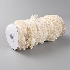 Double Tiers Pleated Chiffon Polyester Ribbons&nbsp;OCOR-TAC0013-05B