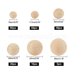Natural Wooden Round Ball&nbsp;WOOD-PH0001-28